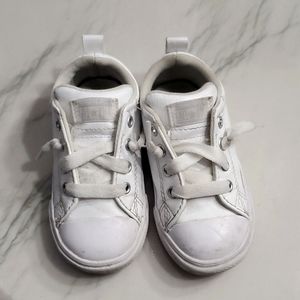Toddler Converse Leather, White, Size 7
